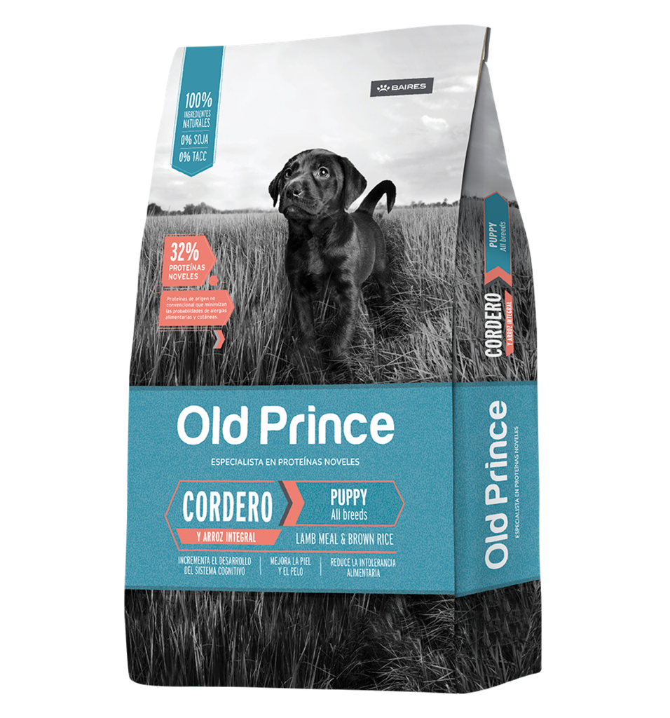 Old Prince Perro Cachorros Noveles Cordero Todos los tamaños