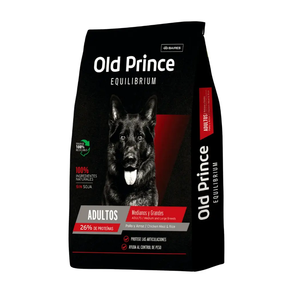 Old Prince Perro Adulto Equilibrium Medianos y Grandes