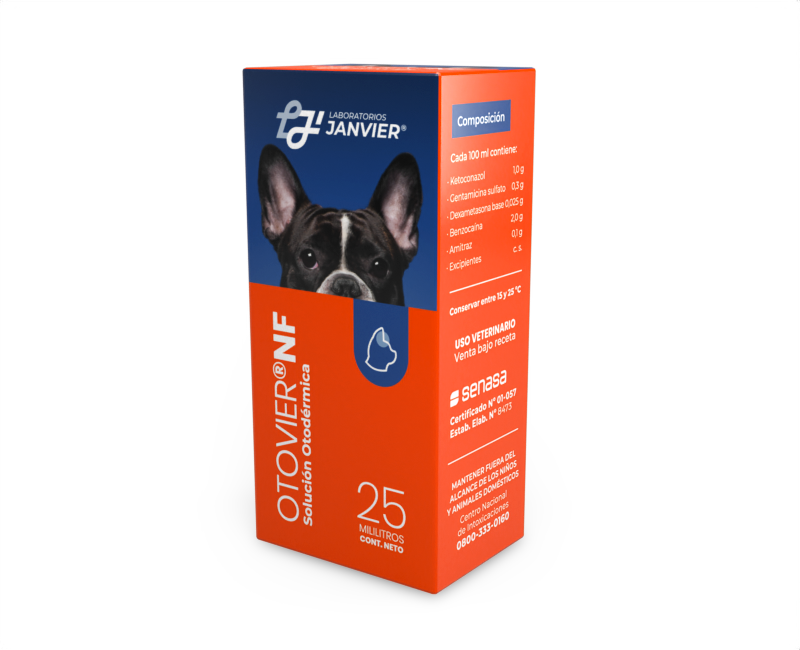 Solucion Otodermica Otovier NF JANVIER 25 ml