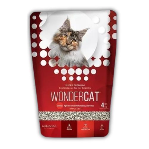 Piedras Esferas de Bentonita Wondercat Seduccion 4 Kg