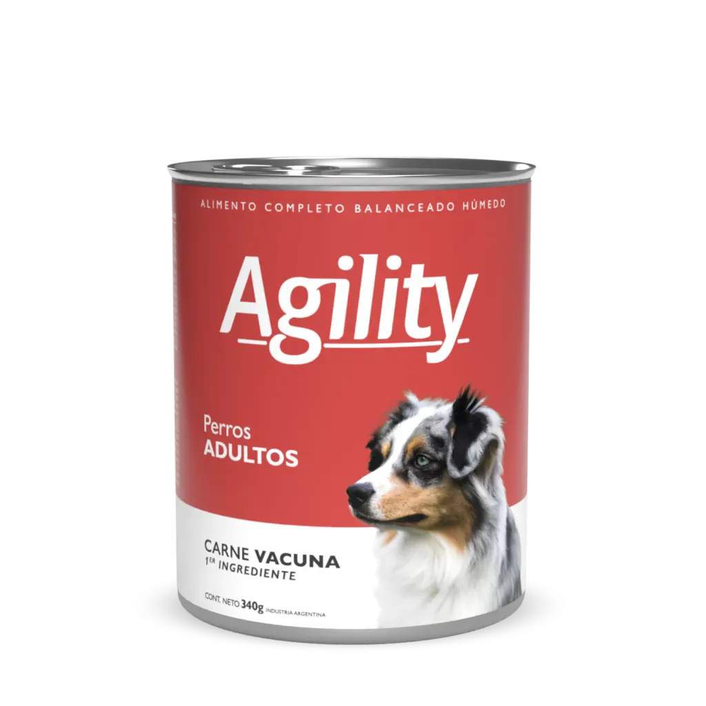 Agility Lata Perro Adulto Carne 340 g