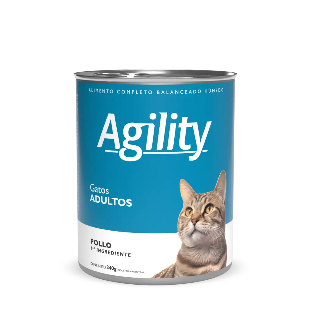 Agility Lata Gato Adulto Pollo 340 g