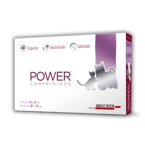 Comprimido Power 350mg Perro de 2,5 a 5 kg / Gato de 2 a 3 Kg (pipeta)