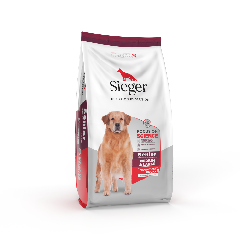 Sieger Perro Senior +7 Medianos y Grandes 15 Kg