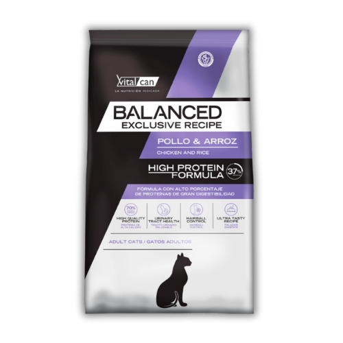 Balanced Gato Adulto Exclusive Recipe Pollo y Arroz