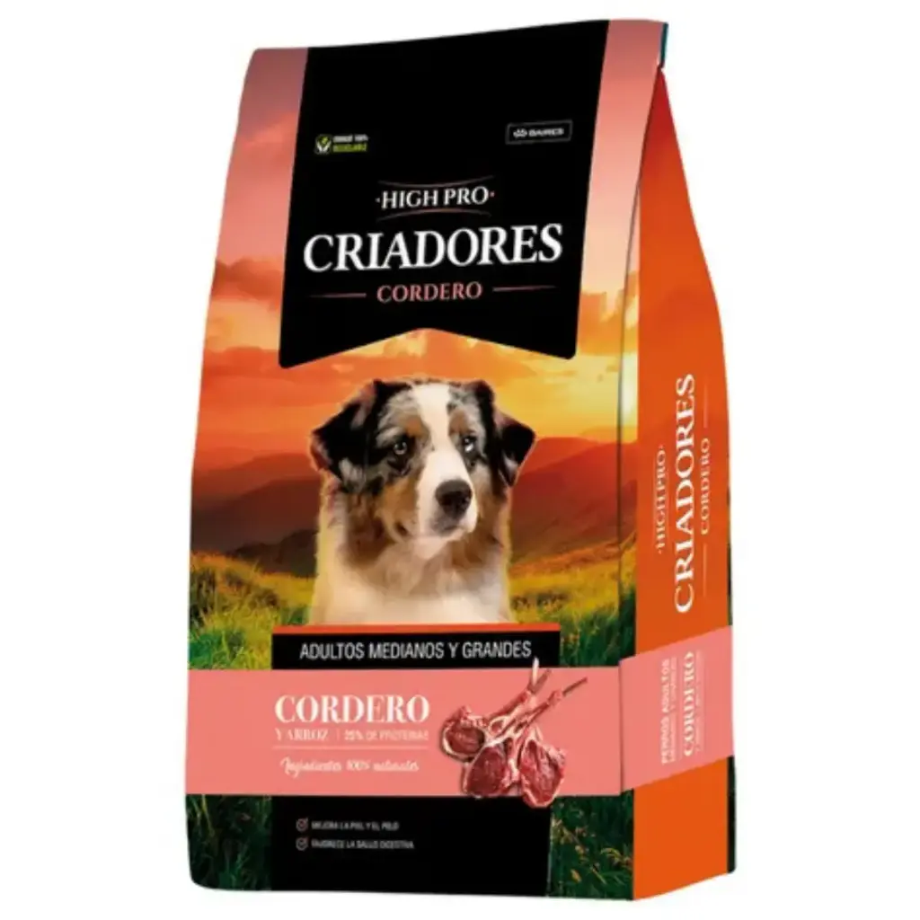 Maintenance Criadores Perro Adulto High Pro Cordero 20 kg