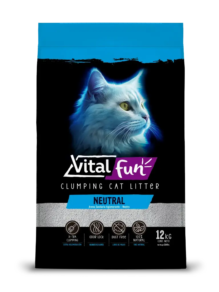 Piedras aglomerantes VitalFun bentonita neutral 6 kg