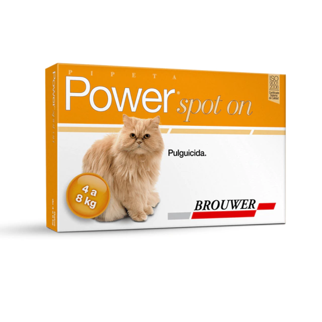 Pipeta Power Spot On Gato 4 a 8 kg