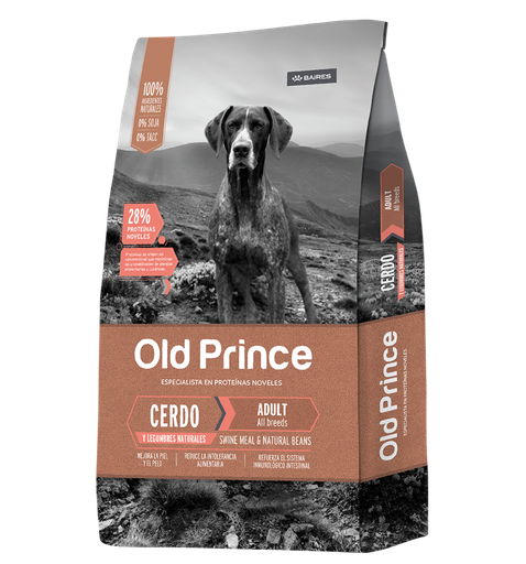 [1554] Old Prince Perro Adulto Noveles Cerdo Todos los tamaños