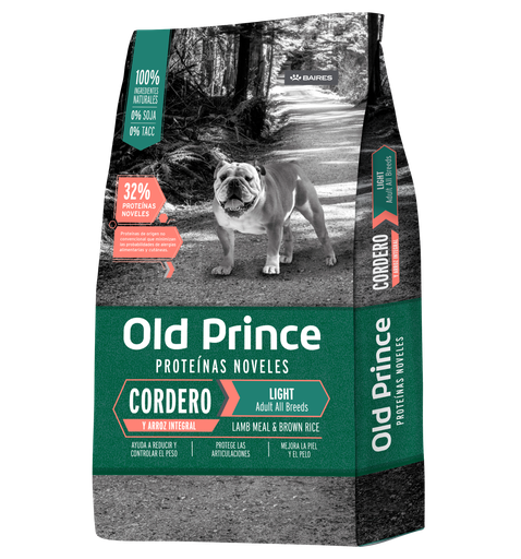 [1564] Old Prince Perro Light Noveles Cordero Todas los tamaños