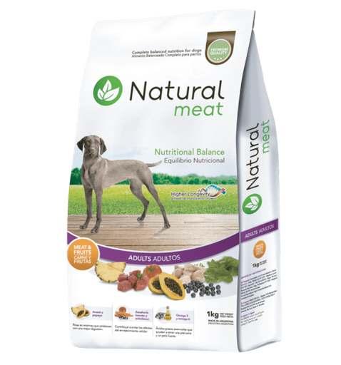 [1523] Natural Meat Perro Adultos