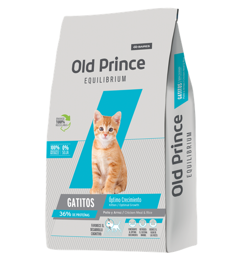 [1548] Old Prince Gato Kitten Equilibrium Óptimo Crecimiento