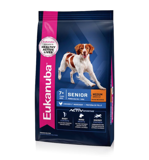 [1308] Eukanuba Perro Senior Razas Medianas