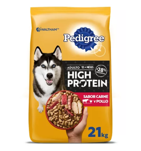 [1603] Pedigree Perro Adulto High Protein Carne Y Pollo