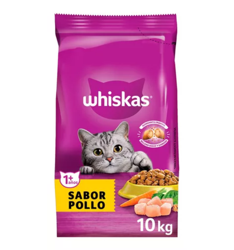 [2278] Whiskas Gato Adultos 1+ sabor pollo