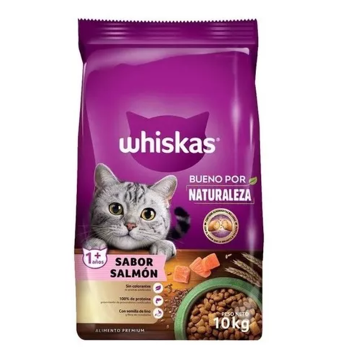 [2279] Whiskas Gato Bueno por naturaleza 1+ sabor salmon