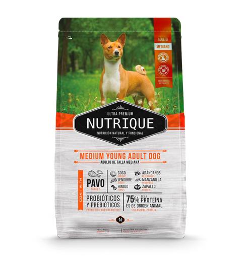 [1536] Nutrique Perro Medium young adult dog
