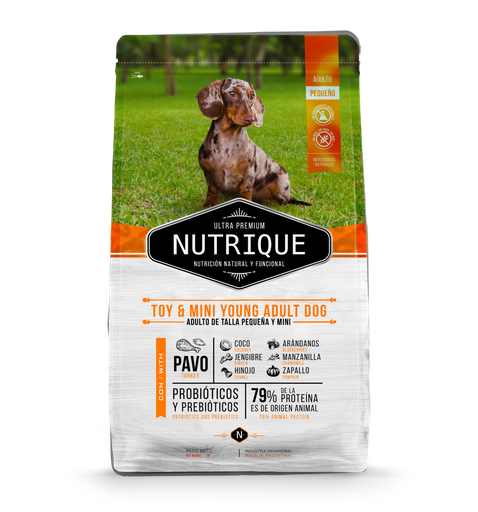 [1540] Nutrique Perro Toy & mini young adult dog
