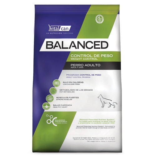 [1079] Balanced Perro Adult weight control