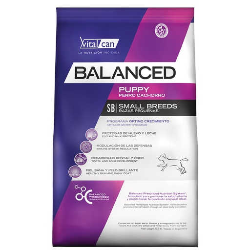 [1083] Balanced Perro Puppy Razas Pequeñas