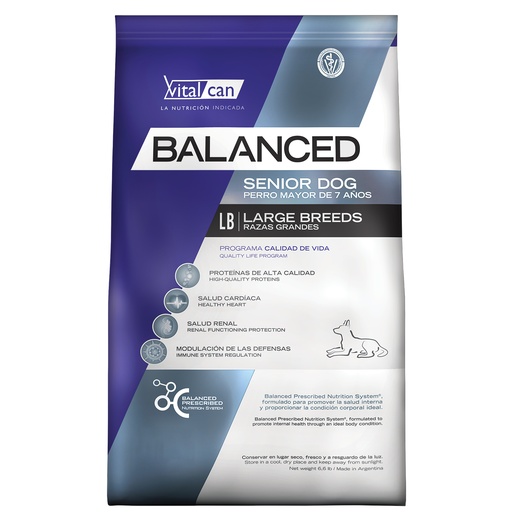 [1084] Balanced Perro Senior Razas Grandes