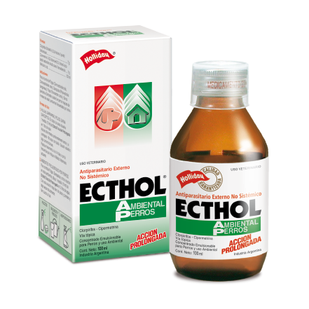 [1047] Antiparasitario Ecthol "AP" Ambiental Holliday 100 ml 