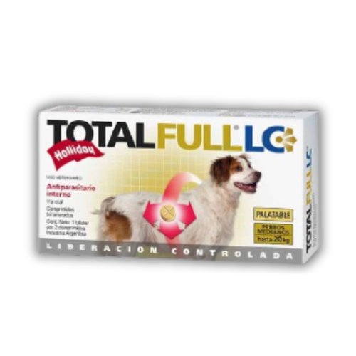 [1210] Comprimido Antiparasitario Total Full LC hasta Holliday 20 Kg