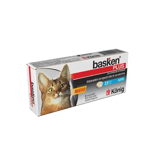 [1042] Antiparasitario Basken Plus Gatos KONING 2,5 mg