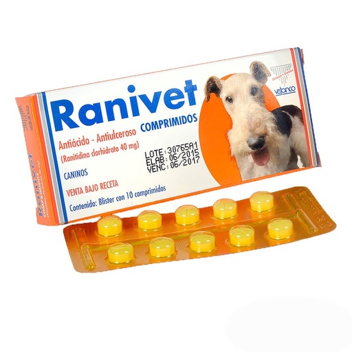 [1036] Antiacido/antiulceroso Ranivet VETANCO 40 mg 