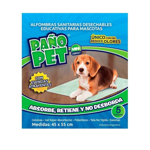 [1590] Paño Pet Mini 45x55 5 u