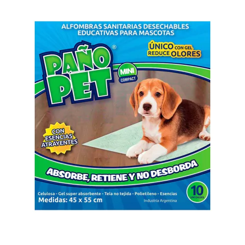 [1589] Paño Pet Mini 45x55 10 u