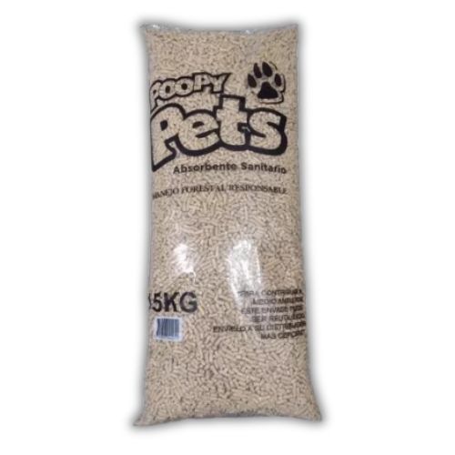 [1619] Pellet de Madera Poopy Pets 15 Kg (piedras)