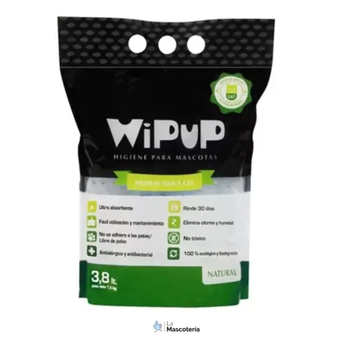 [1671] Piedras Silicas Wipup Natural 3.8 L