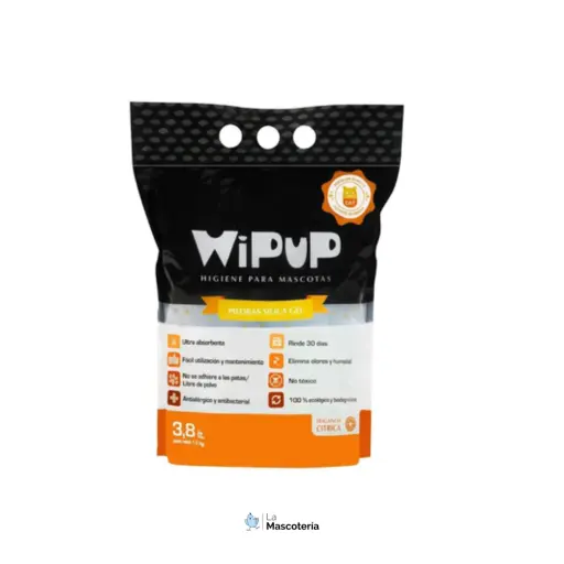 [1668] Piedras Silicas Wipup Citrica 3.8 L