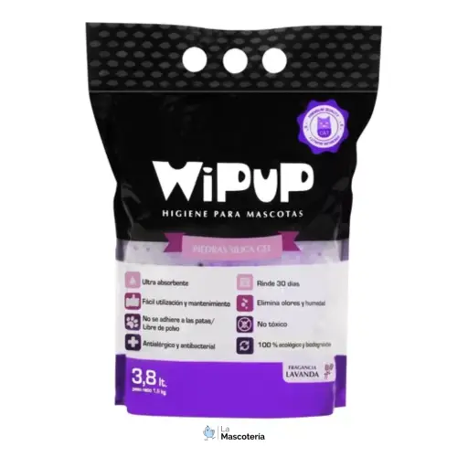 [1669] Piedras Silicas Wipup Lavanda 3.8 L