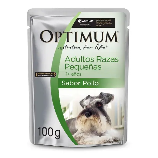 [1570] Optimum Pouch Perro Adulto Pequeño Pollo 85 g