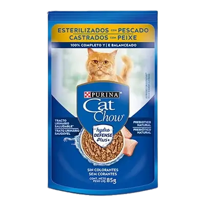 [1141] Cat Chow Pouch Pescado Esterilizado 85 g