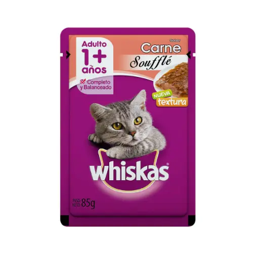 [2286] Whiskas Pouch Adulto Carne Souffle 85 g