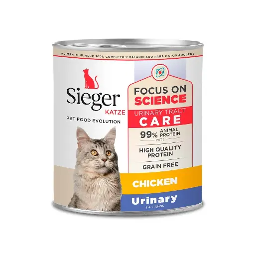 [2147] Sieger Lata Gato Urinary  340 g 