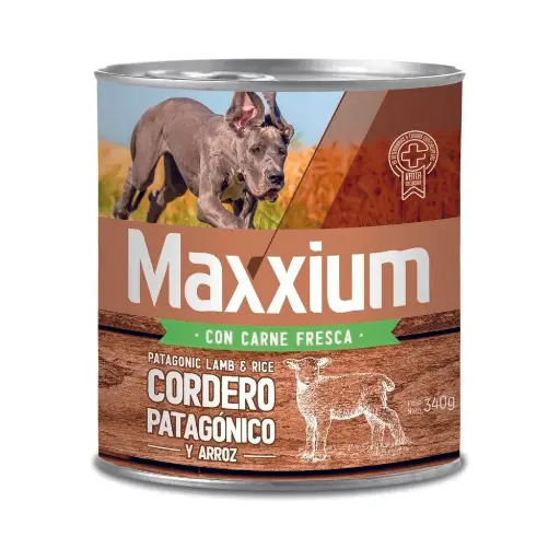 [2148] Sieger Lata Maxxium Cordero Perro Adulto 340 g
