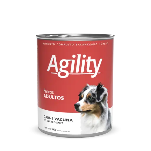 [1022] Agility Lata Perro Adulto Carne 340 g