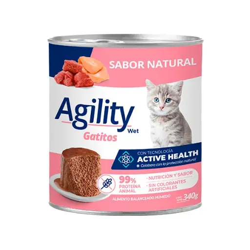 [1021] Agility Lata Gato Kitten 340 g