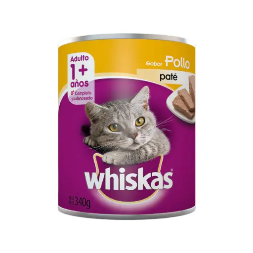 [2284] Whiskas Lata Adulto Pollo 340 g