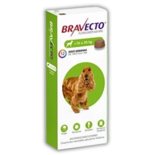 [1213] Comprimido Masticable Bravecto Perro de 10 a 20 Kg (pipeta)