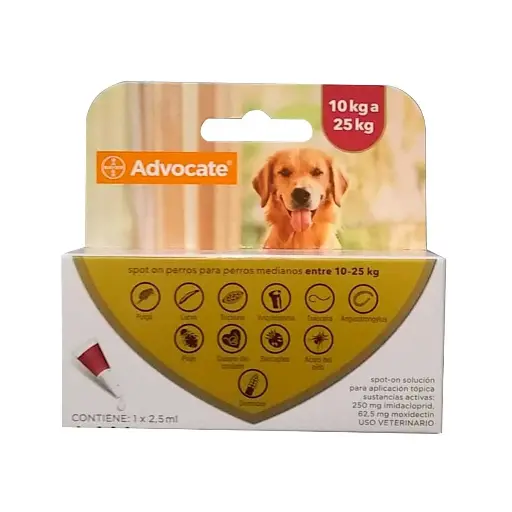 [1685] Pipeta Advocate Perro de 10 a 25 Kg