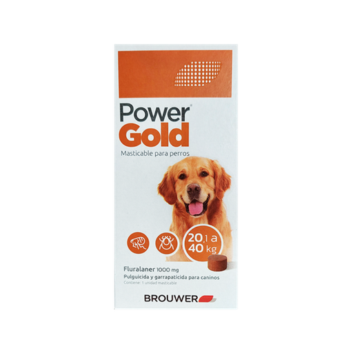 [1107] Bocadito Masticable Power Gold Perro de 20,1 a 40 Kg (pipeta)