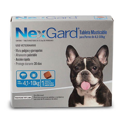 [2193] Tableta Masticable Nexgard Perro de 4,1 a 10 Kg