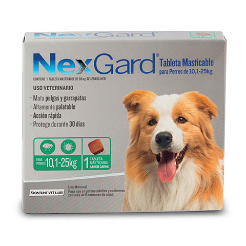 [2190] Tableta Masticable Nexgard Perro de 10,1 a 25 Kg
