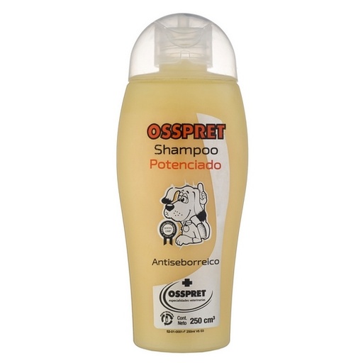 [2122] Shampoo Potenciado Antiseborreico Osspret 250 cm3