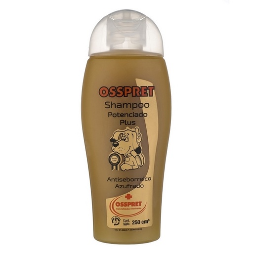 [2124] Shampoo Potenciado Antiseborreico Plus Osspret 250 cm3